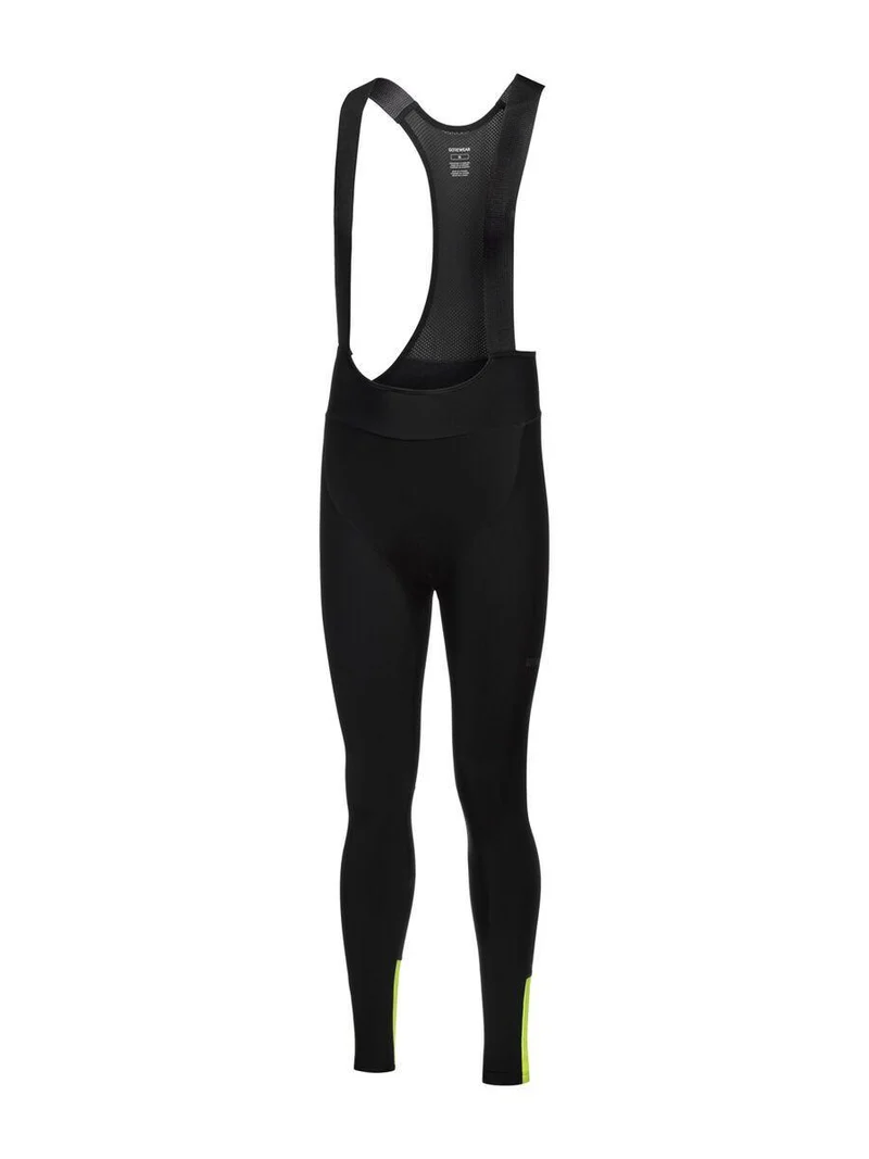 Gore Bike Wear Swiftride Thermo Bib Tights Men black / neon yellow