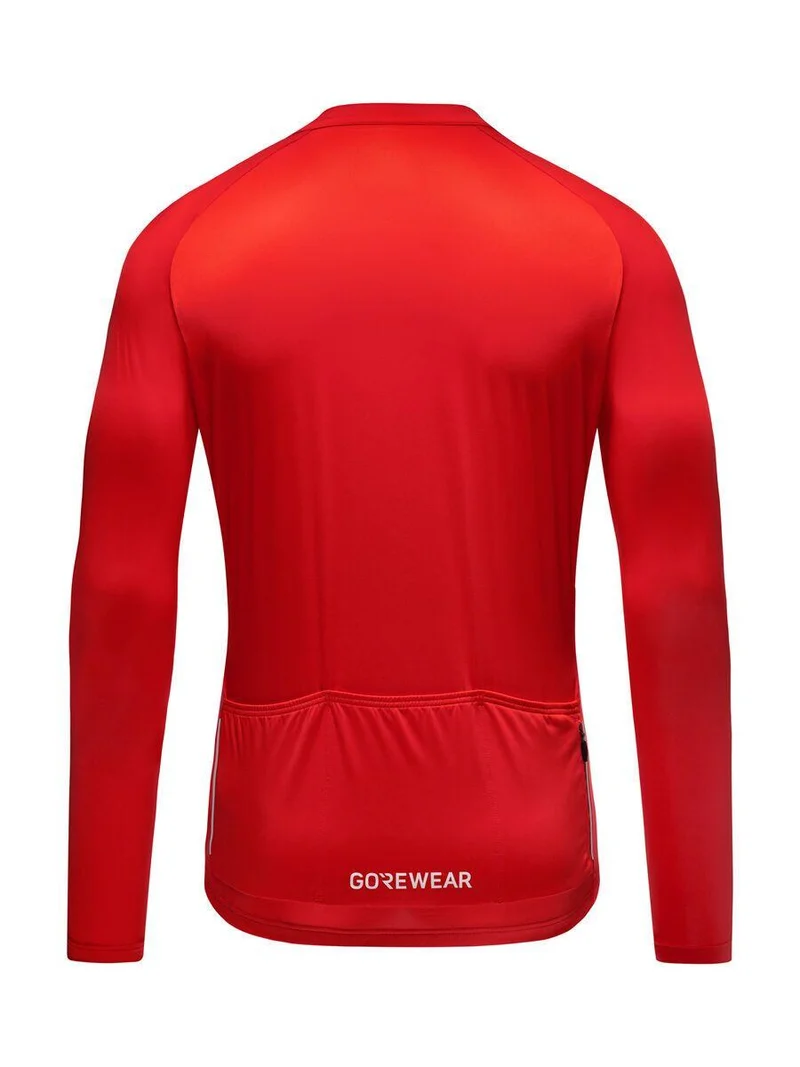 Gore Bike Wear SPINSHIFT Langarm Trikot Herren Laborrot