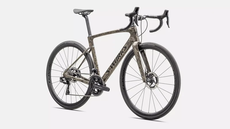 Specialized Roubaix S-Works Di2 Gloss Toupe/Gunmetal Strata/Charcoal