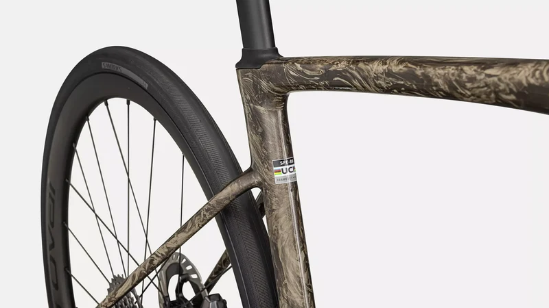 Specialized Roubaix S-Works Di2 Gloss Toupe/Gunmetal Strata/Charcoal