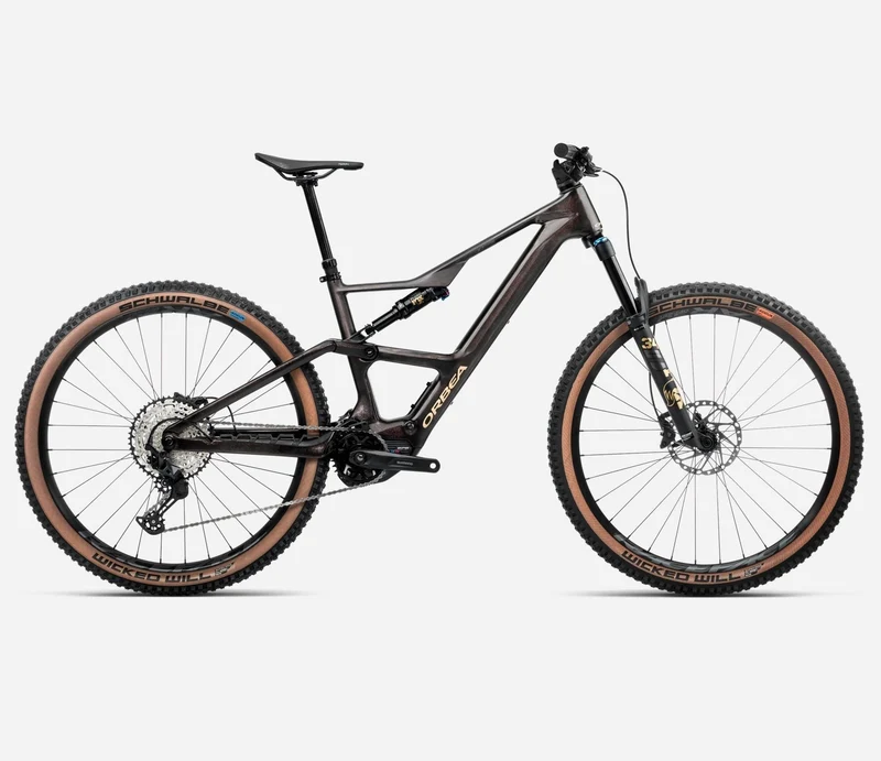 Orbea RISE SL M20 630W Cosmic Carbon View - Golden Sand