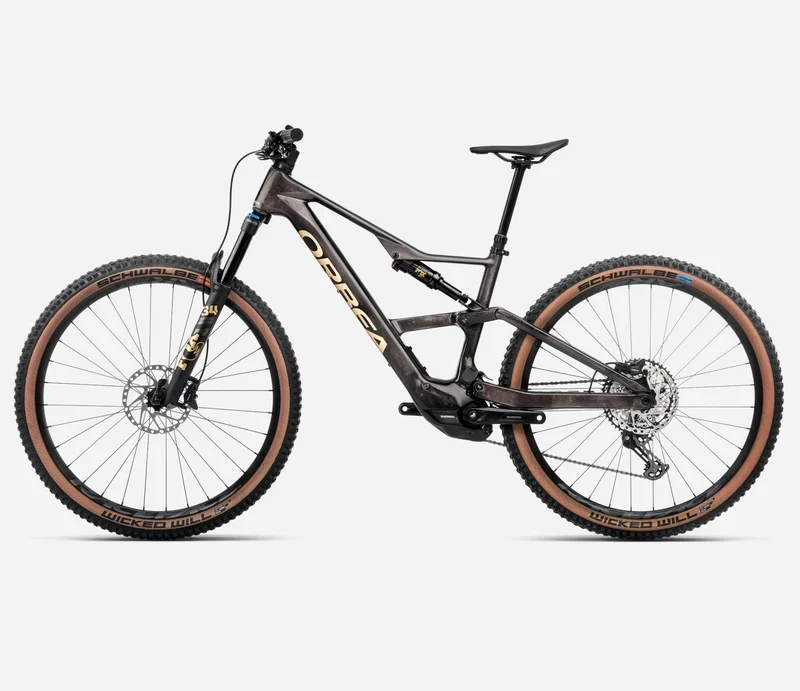 Orbea RISE SL M20 630W Cosmic Carbon View - Golden Sand