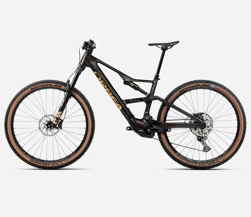 Orbea RISE SL M20 630W Cosmic Carbon View - Golden Sand