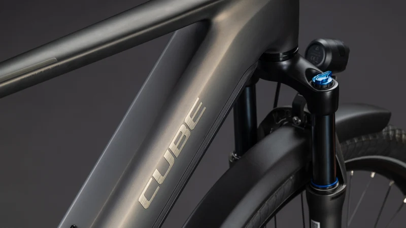 CUBE Touring Hybrid Comfort SLX 800 charcoal´n´chrome