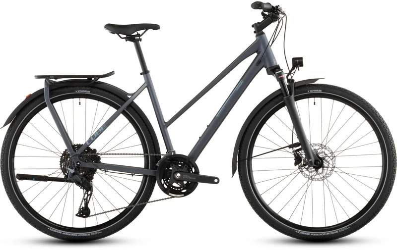 Cube Kathmandu EXC metallicgrey´n´chrome Trapeze 2026