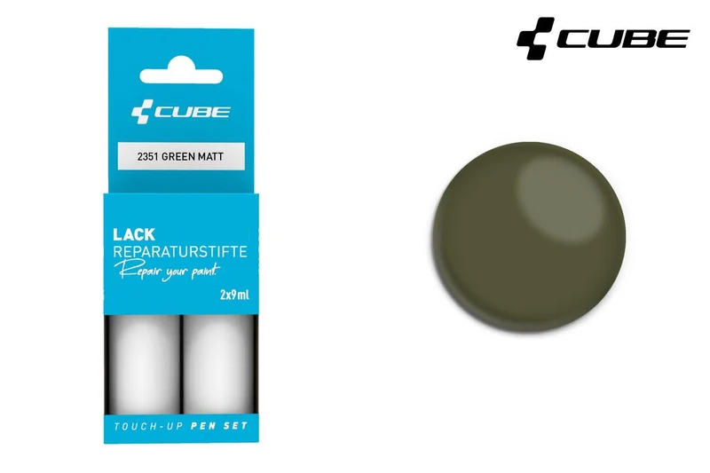 Cube Lackstift Set GREEN matt 2351