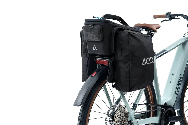 Acid Fahrradtasche TRUNK CITY 8+16 RILink black