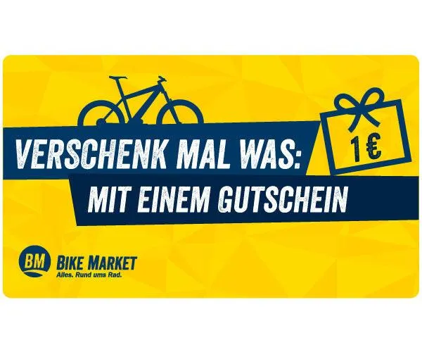 Bike Market Gutschein Gelb (Schwarz)