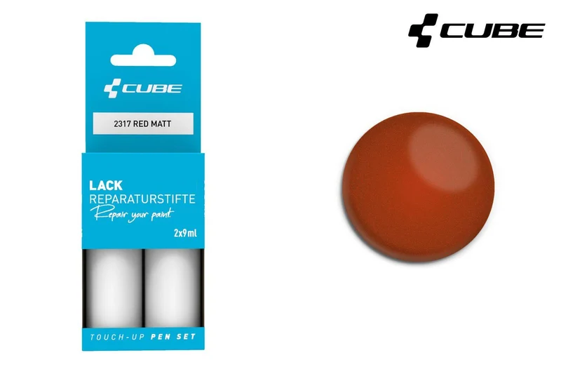 Cube Lackstift Set RED matt 2317