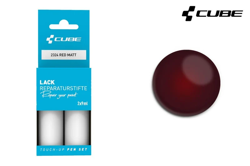 Cube Lackstift Set RED matt 2324