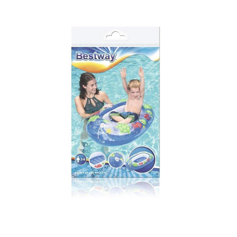Bestway Kinderboot "Kiddie Raft" 1 Stück, 2-fach sortiert