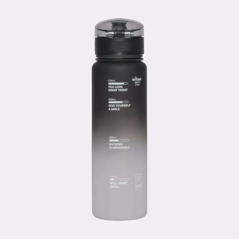 Beckmann Trinkflasche 650 ml, Black Gradient
