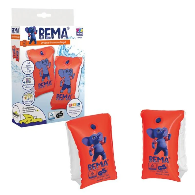Bema Schwimmflügel mit Schwimmlernkarten, Größe 0