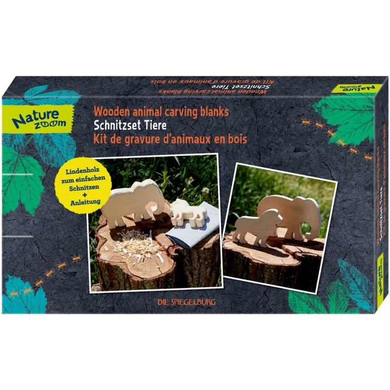 Die Spiegelburg Schnitzset Tiere Nature Zoom