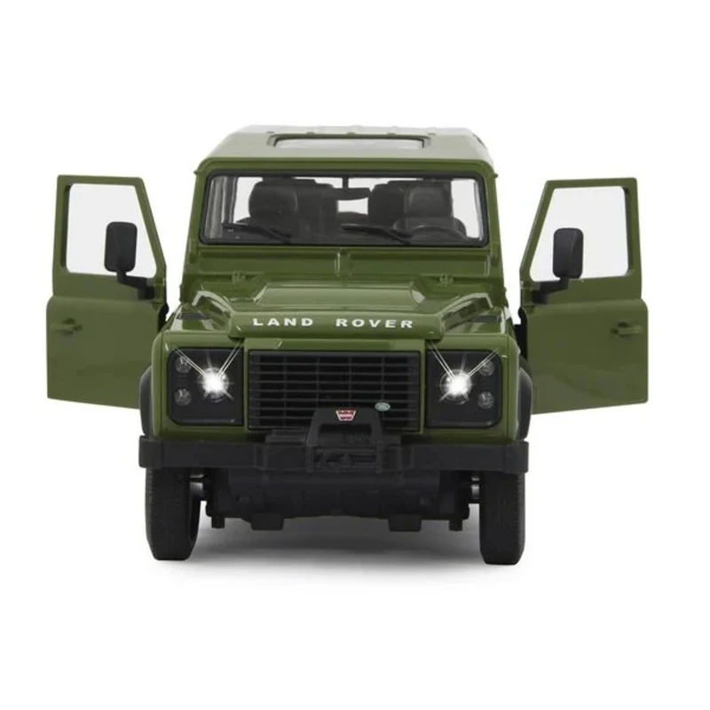 Jamara Land Rover Defender grün 2,4 GHz Tür manuell Maßstag 1:14