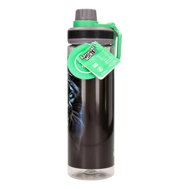 Depesche 0013931 Adventure World Trinkflasche Tritan XL PANTHER