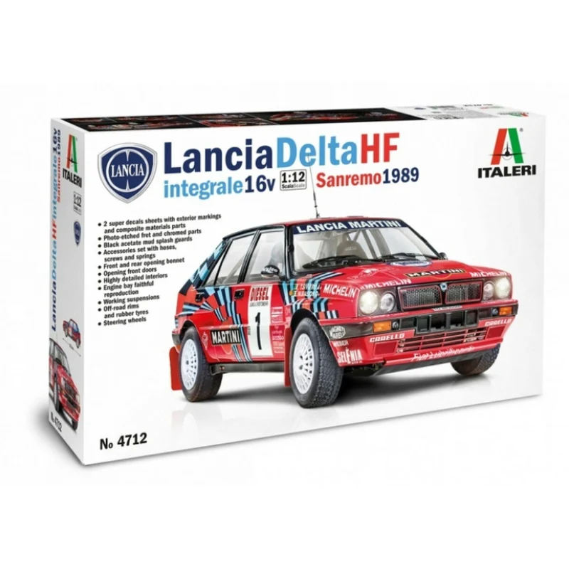 Italeri 4712 Lancia DELTA 16VHF integ Sanremo´89, 1:12