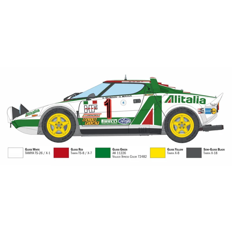 Italeri 4712 Lancia Stratos HF Gr.4, 1:12