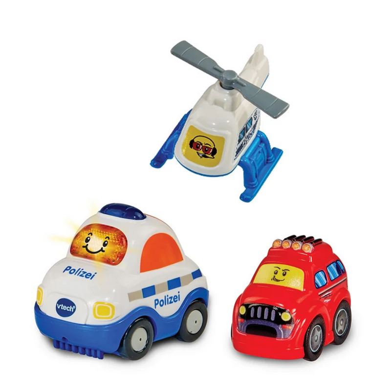 VTech Tut Tut Baby Flitzer Polizeiwache mit Gefängniszelle Hubschrauberlandeplatz
