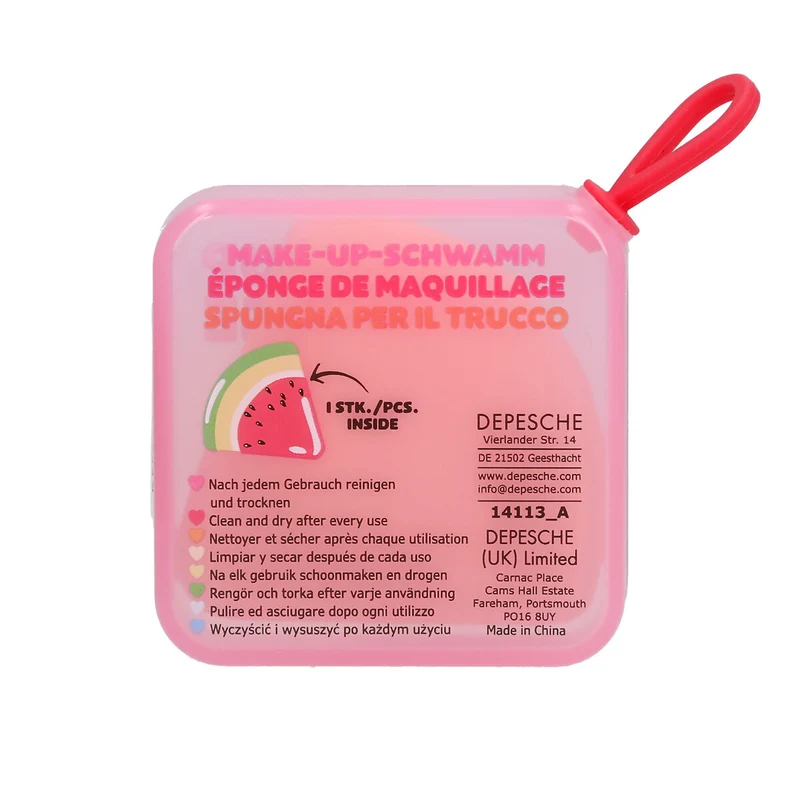Depesche 0014113 TOPModel Make up Schwämmchen CANDY GLAM