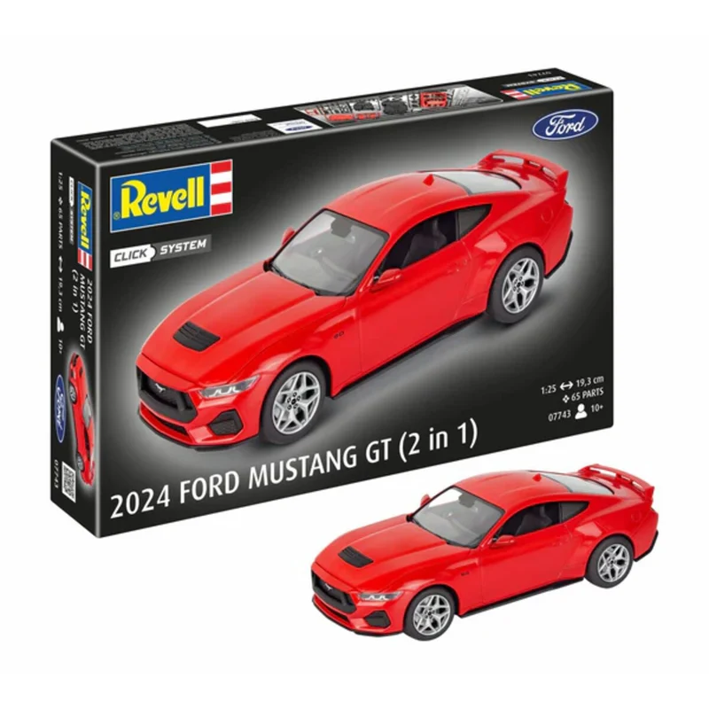 Revell 07743 1:25 2024 Ford Mustang GT (Click System)