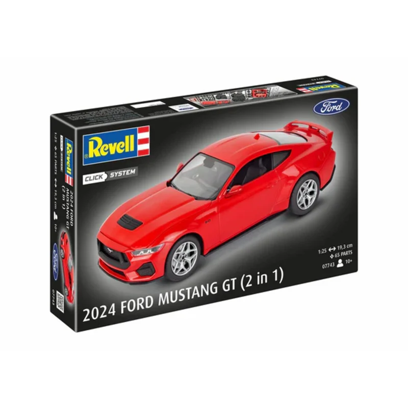 Revell 07743 1:25 2024 Ford Mustang GT (Click System)