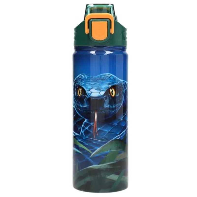 Depesche 0013990 Adventure World Trinkflasche Edelstahl Schlange