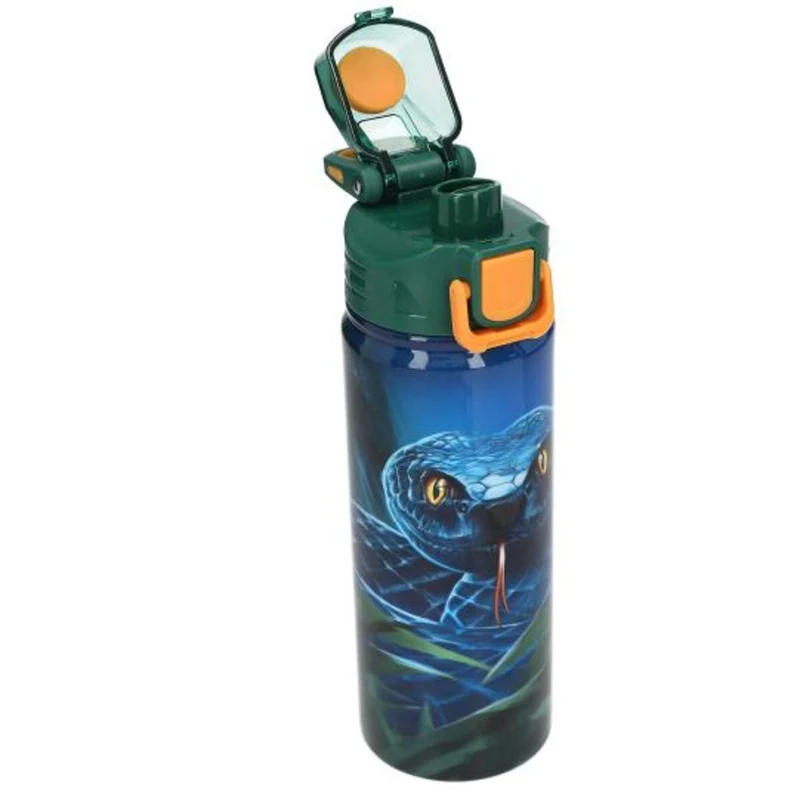 Depesche 0013990 Adventure World Trinkflasche Edelstahl Schlange