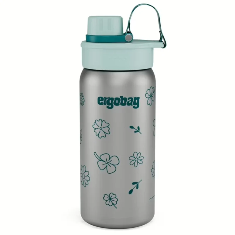 ergobag Edelstahl-Trinkflasche Blumen