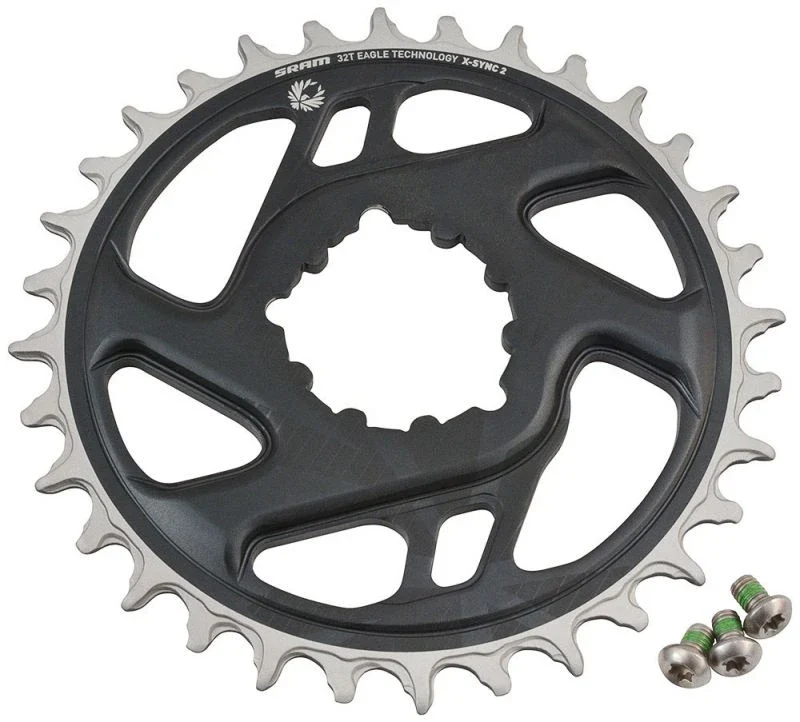 SRAM Kettenblatt X-Sync Eagle 2 30T, Alu, grau 3mm Offset
