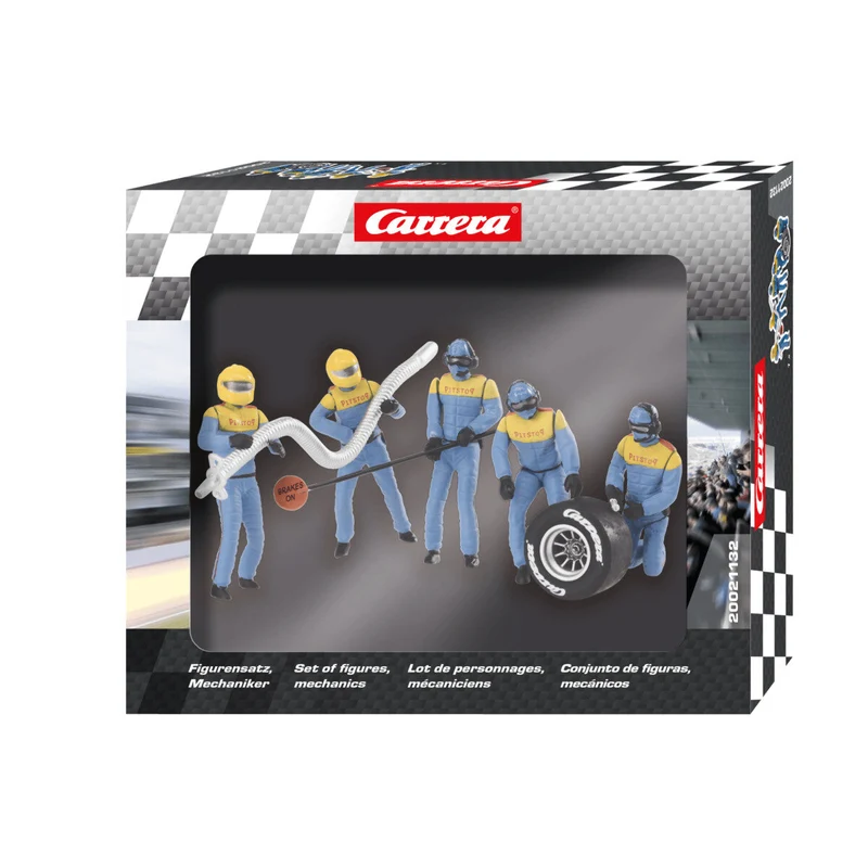 Carrera Digital 124, Digital 132 und EVOLUTION Figurensatz Mechaniker, blau