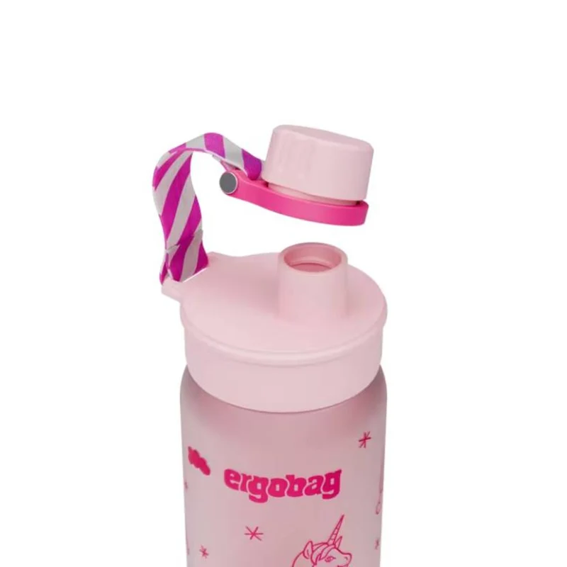 ergobag Trinkflasche Einhorn rosa 0,55 Liter Kunststoff 7.2 x 20.5 x 7.2 cm