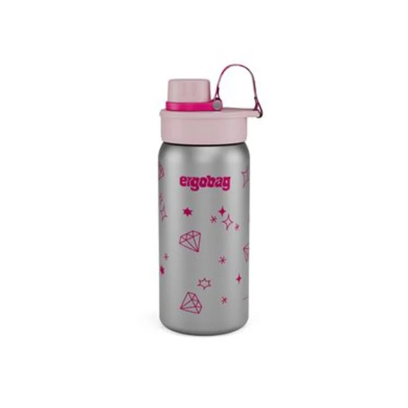 ergobag Edelstahl-Trinkflasche Glitzer