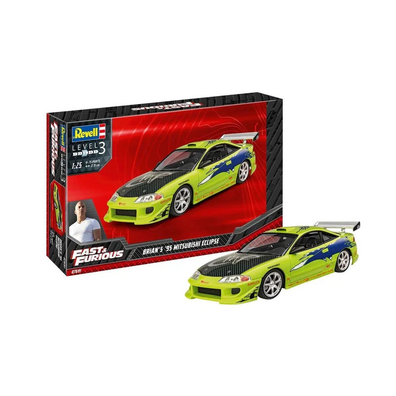 Revell 07691 1:25 Fast & Furious Brian's 1995 Mitsubishi Eclipse