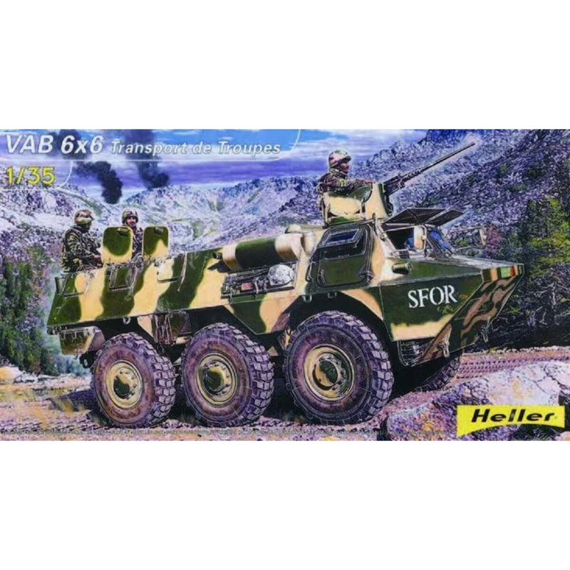 Heller Modellbaufahrzeug Truppentransporter VAB 6x6
