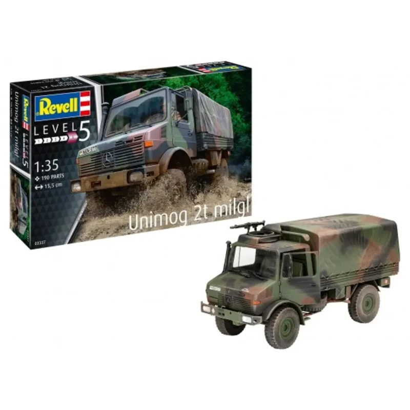 Revell 03337 1:35 Unimog 2T milgl