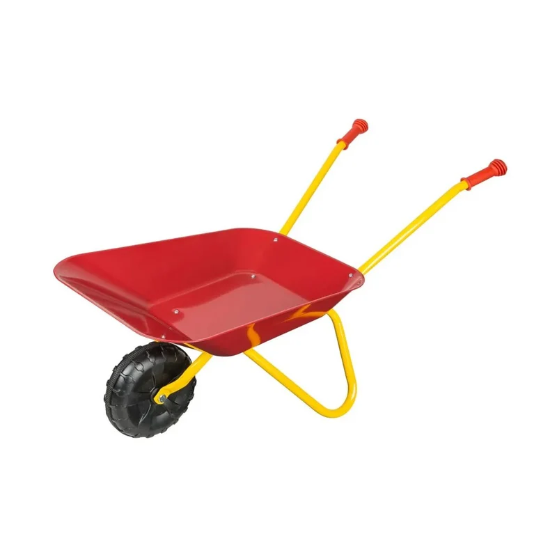 Idena Schubkarre Metall tragkraft 30Kg rot/gelb 78x40x38cm bis 30kg belastbar
