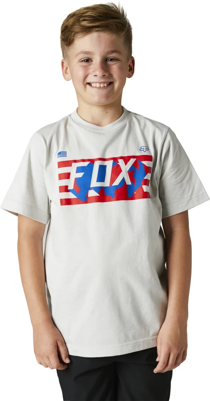Fox Rwt Flag SS Tee Youth