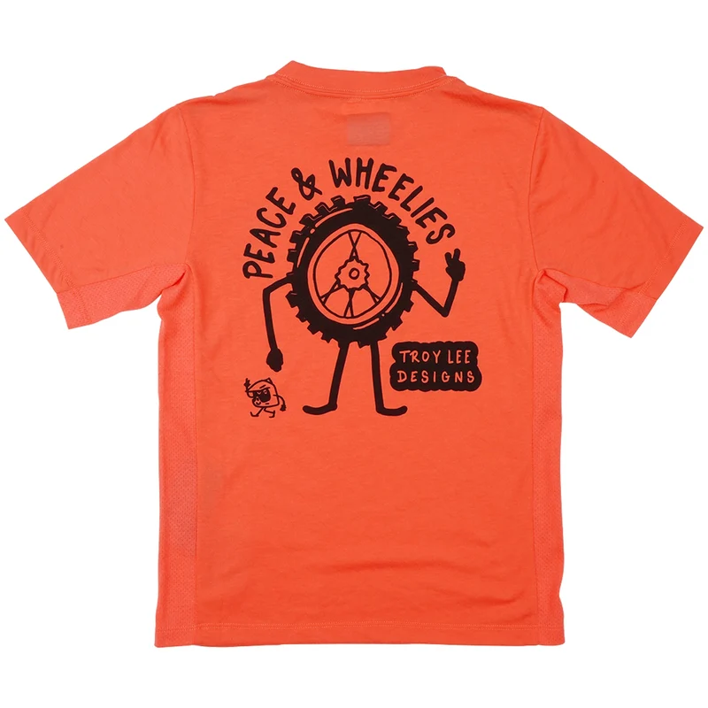 Troy Lee Designs Youth Skyline Ride SS Tee P&W