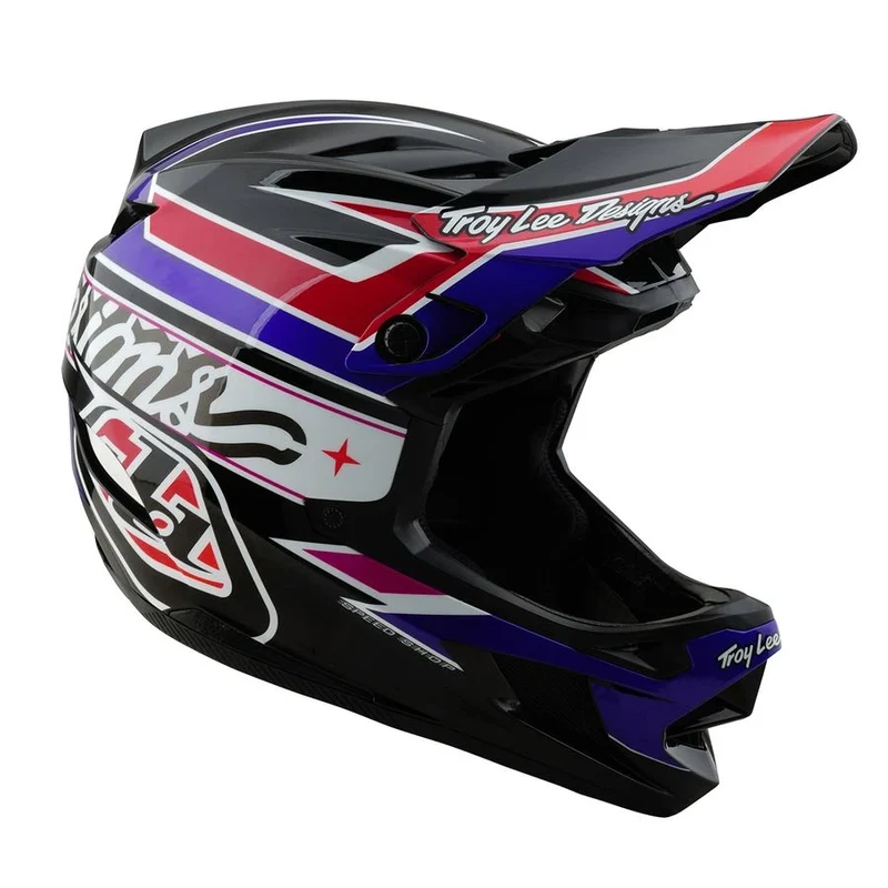 Troy Lee Designs D4 Polyacrylite MIPS Helm Linear