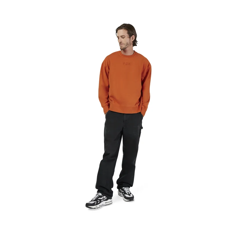 Fox Wordmark Oversized Fleece Crew