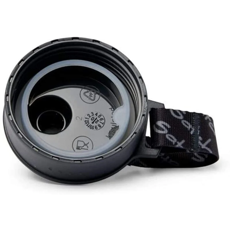 Satch Edelstahl-Trinkflasche Alu 0,5l Schwarz (Black Steel)