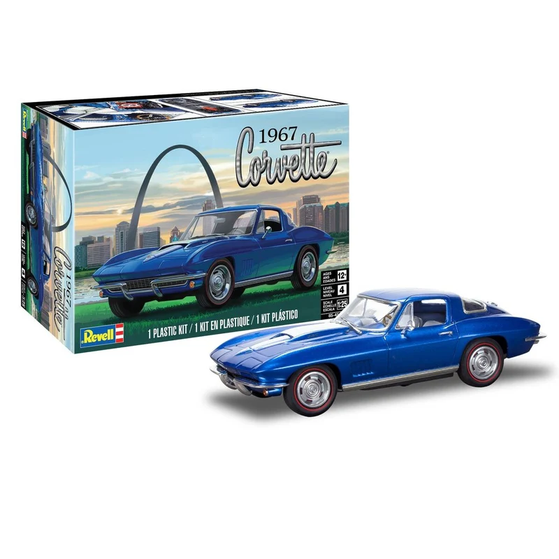 Revell 14517 1:25 1967 Corvette Sting Ray Sport Coupe 2N1