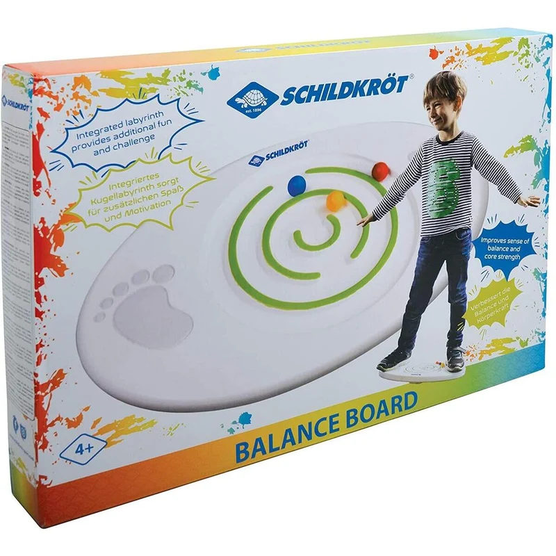 Schildkröt Unisex Jugend Kids Balance Board, Weiß, One Size