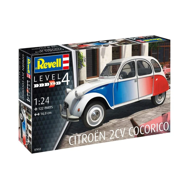 Revell 07653 1:24 Citroen 2 CV "Cocorico"