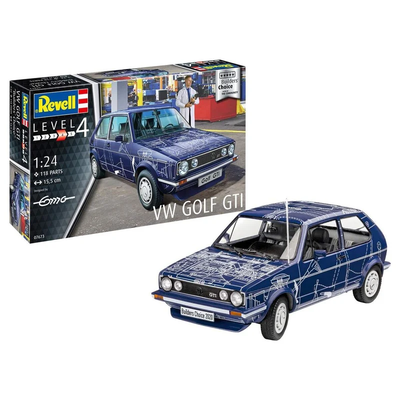 Revell 07673 1:24 VW Golf GTI "Builders Choice"