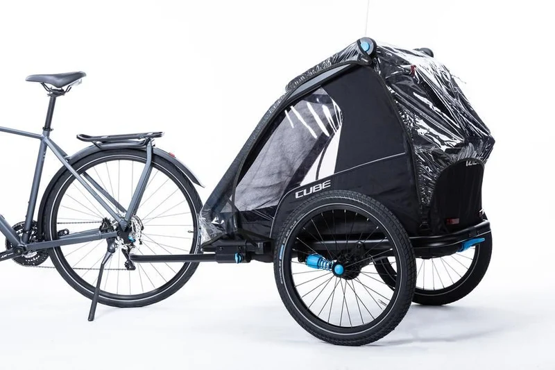 Cube Regenschutz für Kinder Fahrradanhänger Double