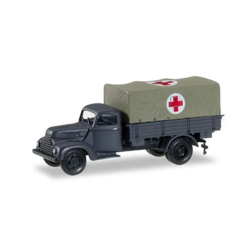 Herpa 745451 Ford Köln Planen-LKW Rotes Kreuz