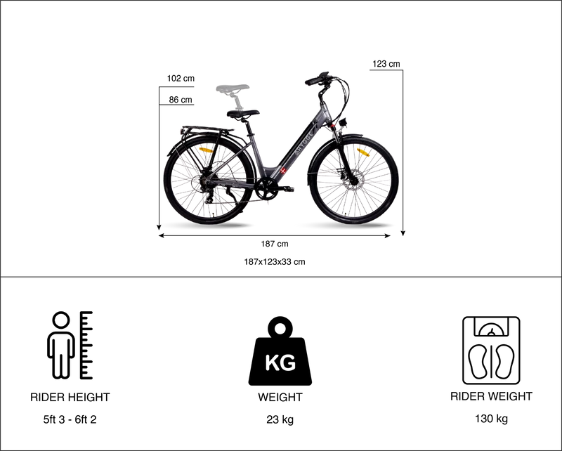 Hygge Aarhus Step-Thru Commuter E-Bike