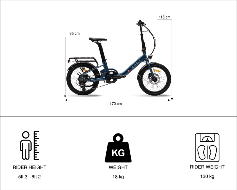 Hygge Virum Step Folding E-Bike